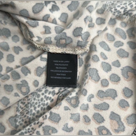 Simply Vera Verawang Women's Bluse Animal Print Size XL - Picture 7 of 8